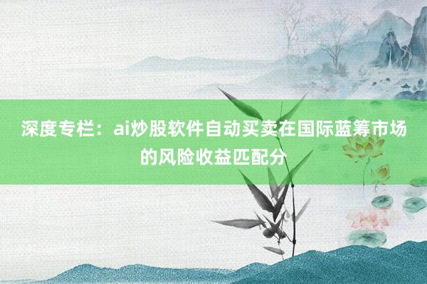 深度专栏：ai炒股软件自动买卖在国际蓝筹市场的风险收益匹配分