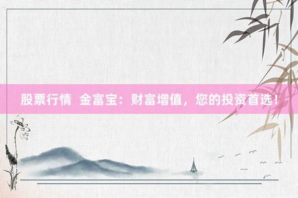 股票行情 金富宝:财富增值,您的投资首选!